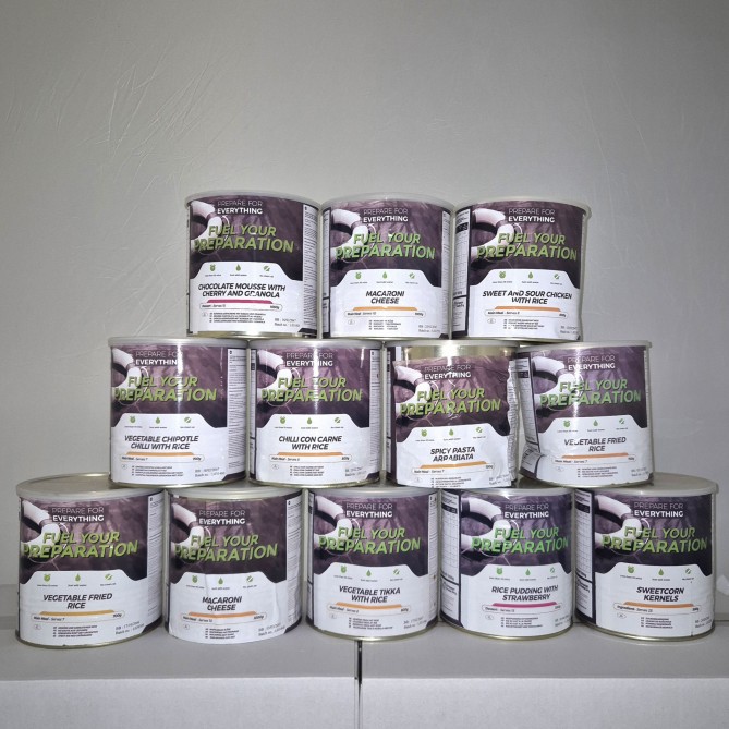 12 dented tins (random assortment) pack 2