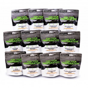 Fuel Your Preparation Emergency Food Storage Freeze Dried Food - 12 Meal Sample Pack