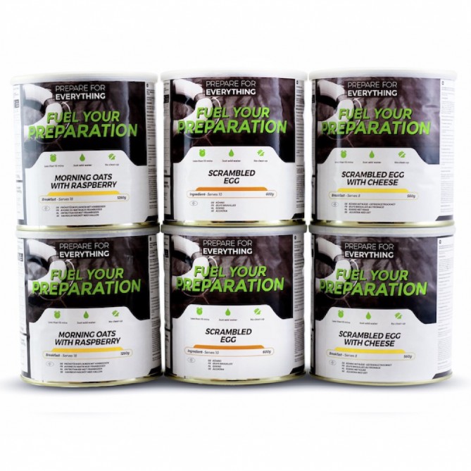 Fuel Your Preparation Breakfast and Dessert (6 tins)