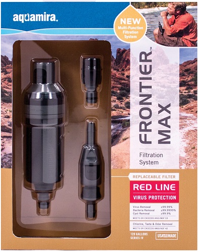 AQUAMIRA FRONTIER MAX FILTER SYSTEM BACKCOUNTRY PLUS - Pelican Supply