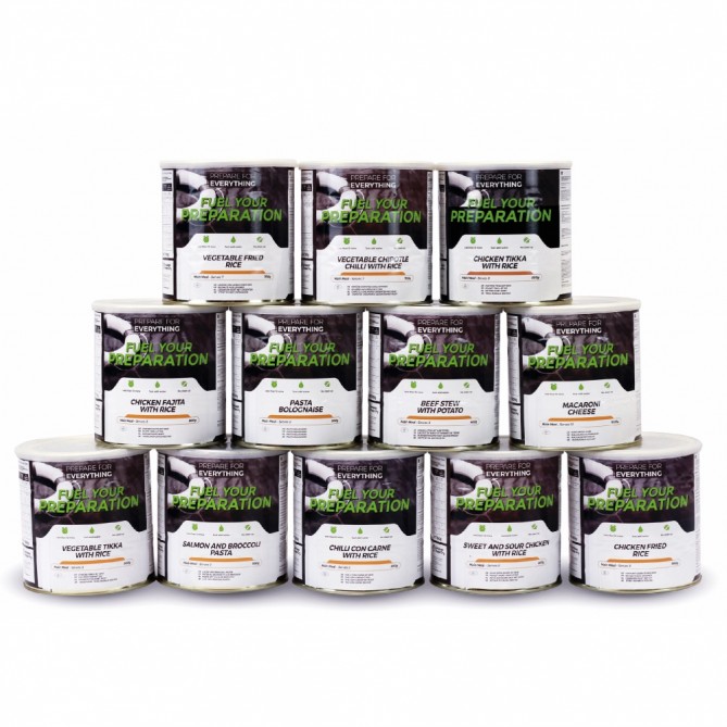 Fuel Your Preparation Emergency Food Storage Freeze Dried Food - 3 Months Standard Pack