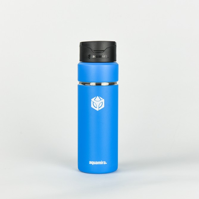 Aquamira Shift Water Filter bottle BLUE- chemical
